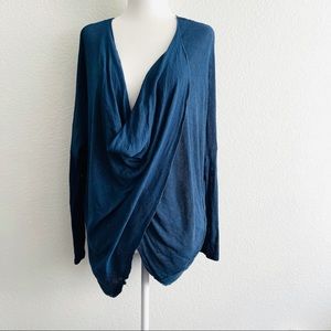 HONEY PUNCH Sweater cross-front long sleeve light weight sweater